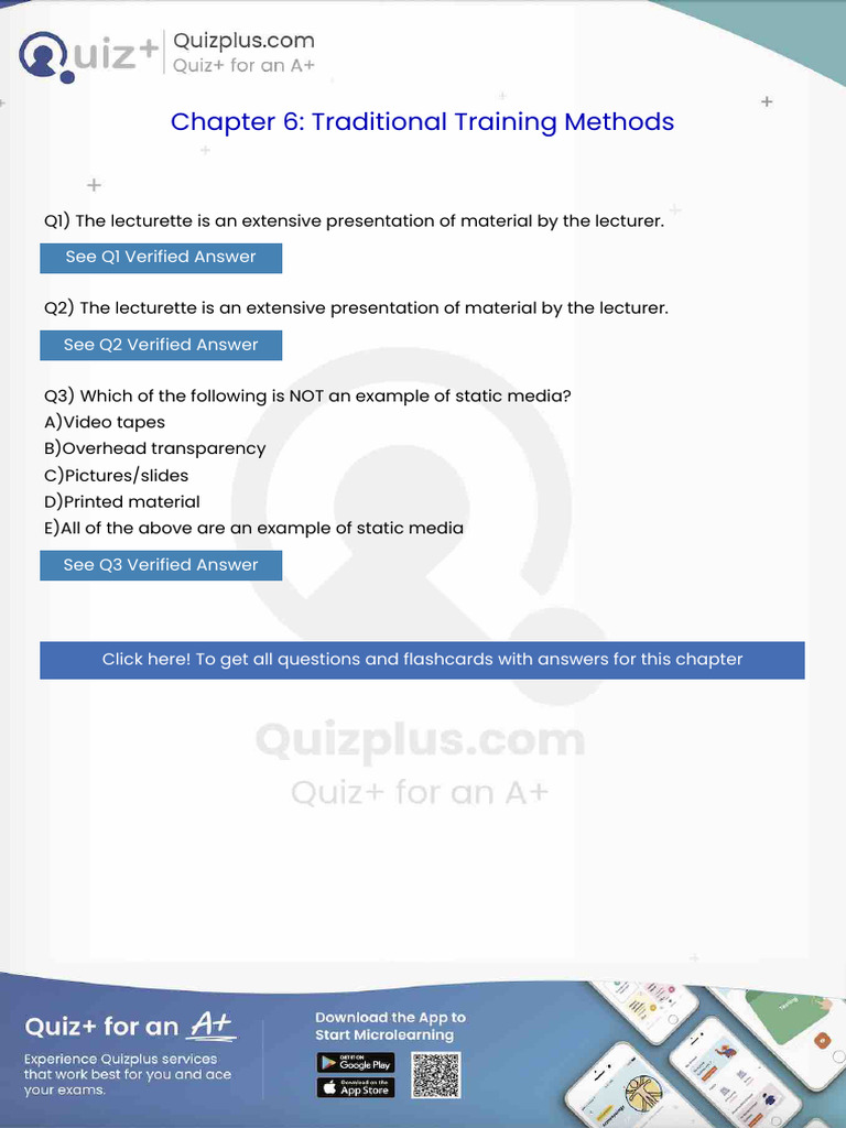 The Lecturette Is An Extensive Presentation of Material by The Lecturer ...