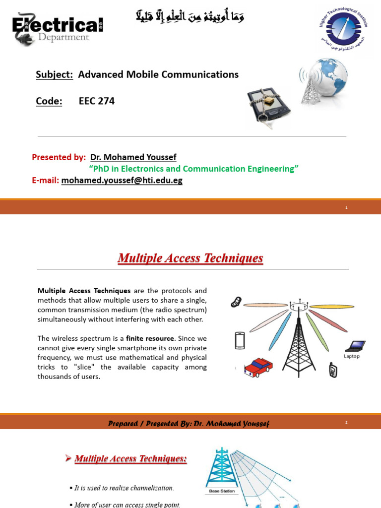 Lec #4 (Multiple Access - Multiplexing) | PDF | Channel Access Method ...