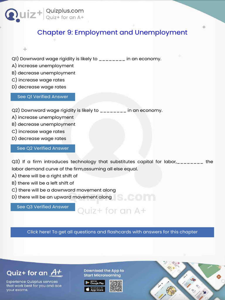 Downward Wage Rigidity Is Likely To in An Economy | PDF | Exchange Rate ...