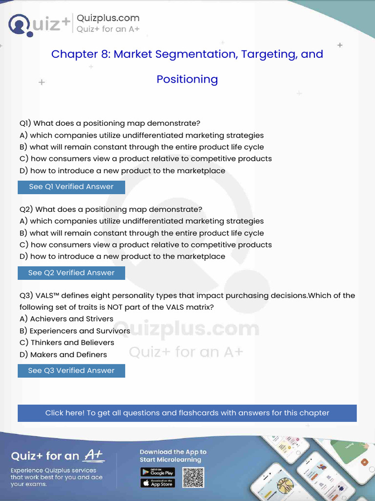 What Does A Positioning Map Demonstrate | PDF