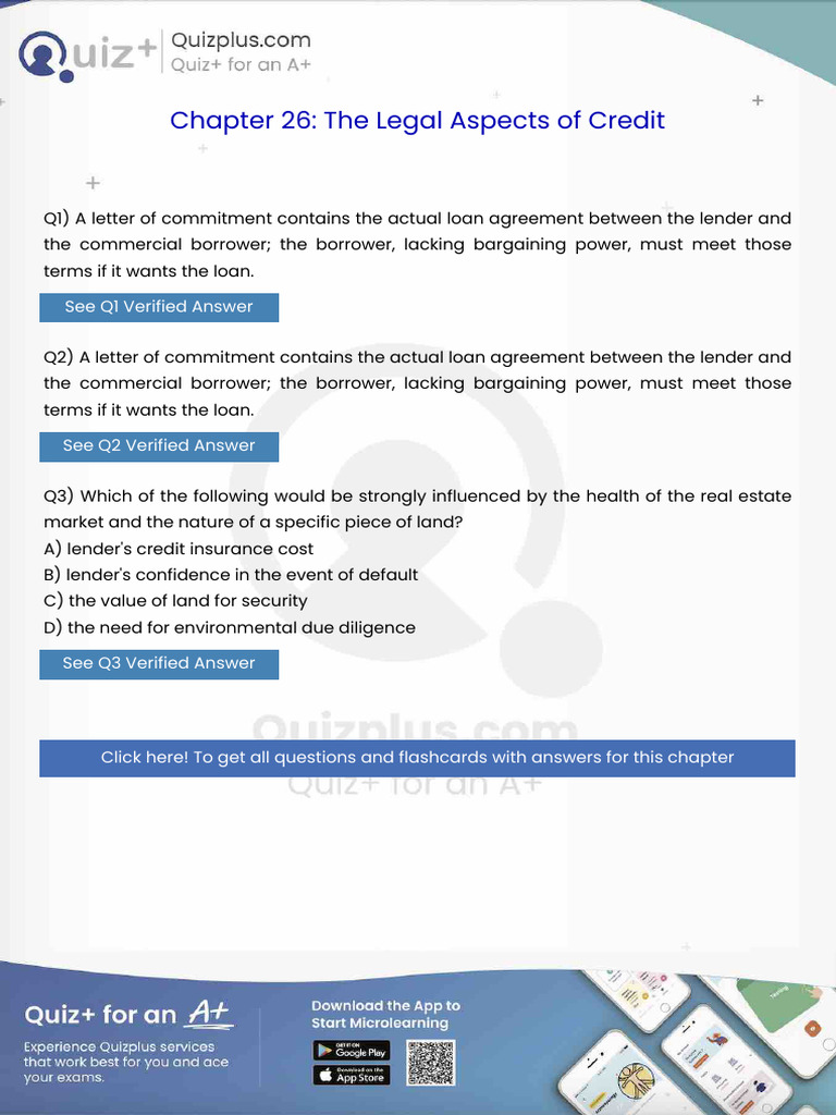A Letter of Commitment Contains The Actual Loan Agreement Between The ...