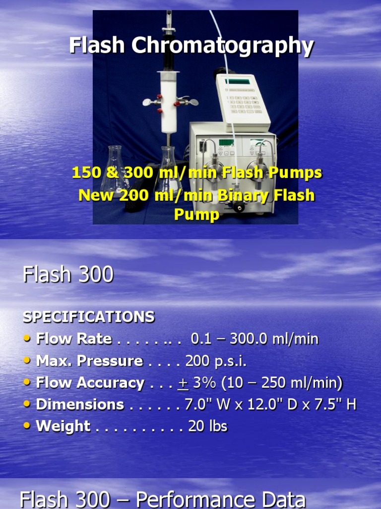 Flash Chromatography Chromatography High Performance Liquid