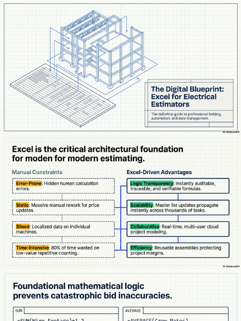 Digital Estimating Blueprint | PDF