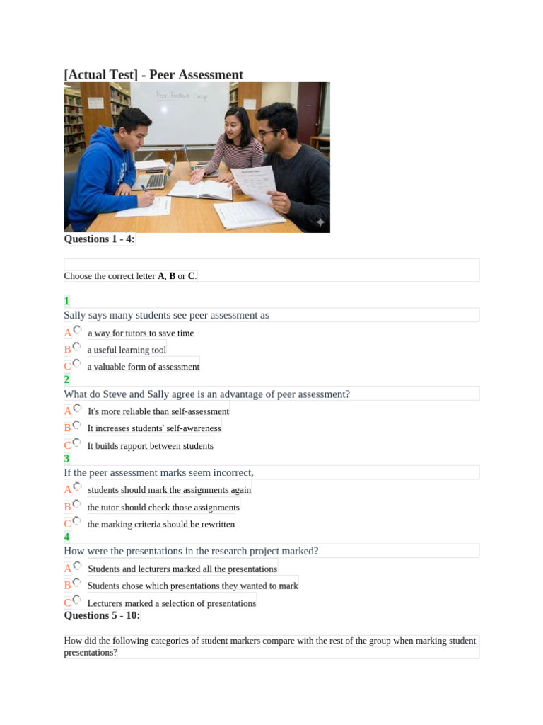 Actual Test | PDF