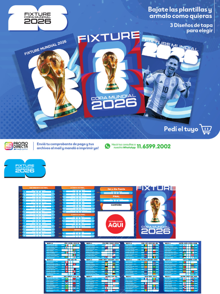 Fixture 2026 Plantillas | PDF