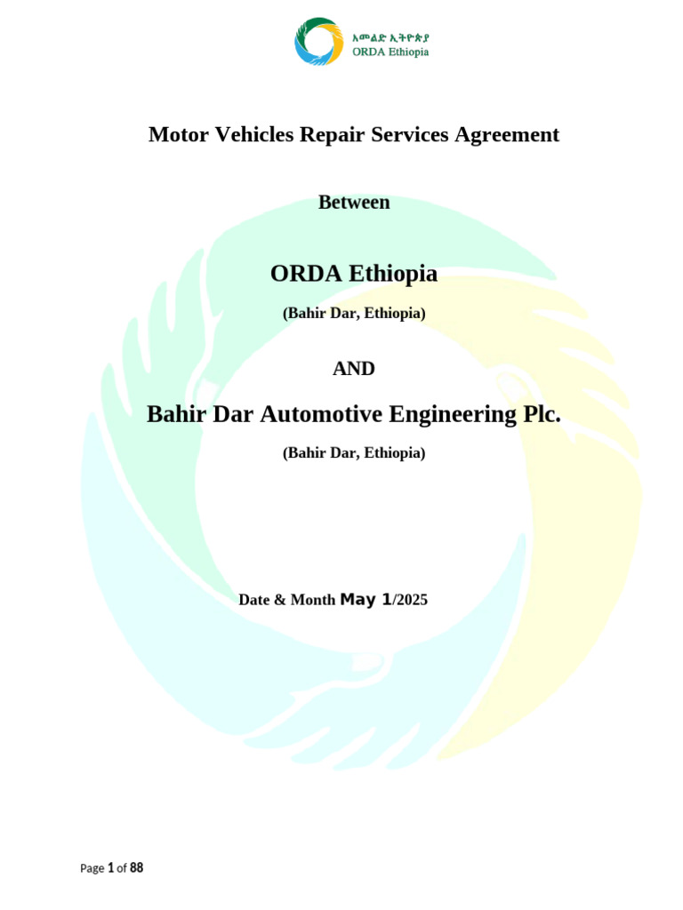 2025 Vehicles Maintenace Final Agreement With BAE Vehicles Maintenace ...
