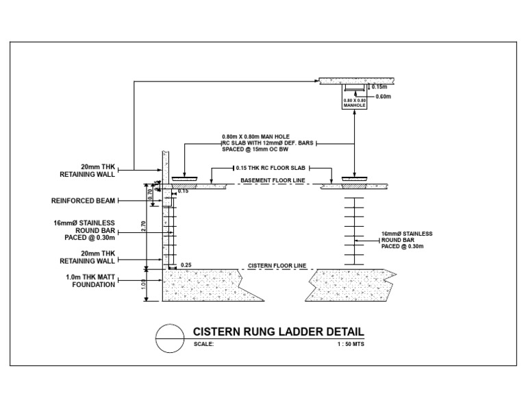 13 Phcci Cistern Rung Ladder Details | PDF