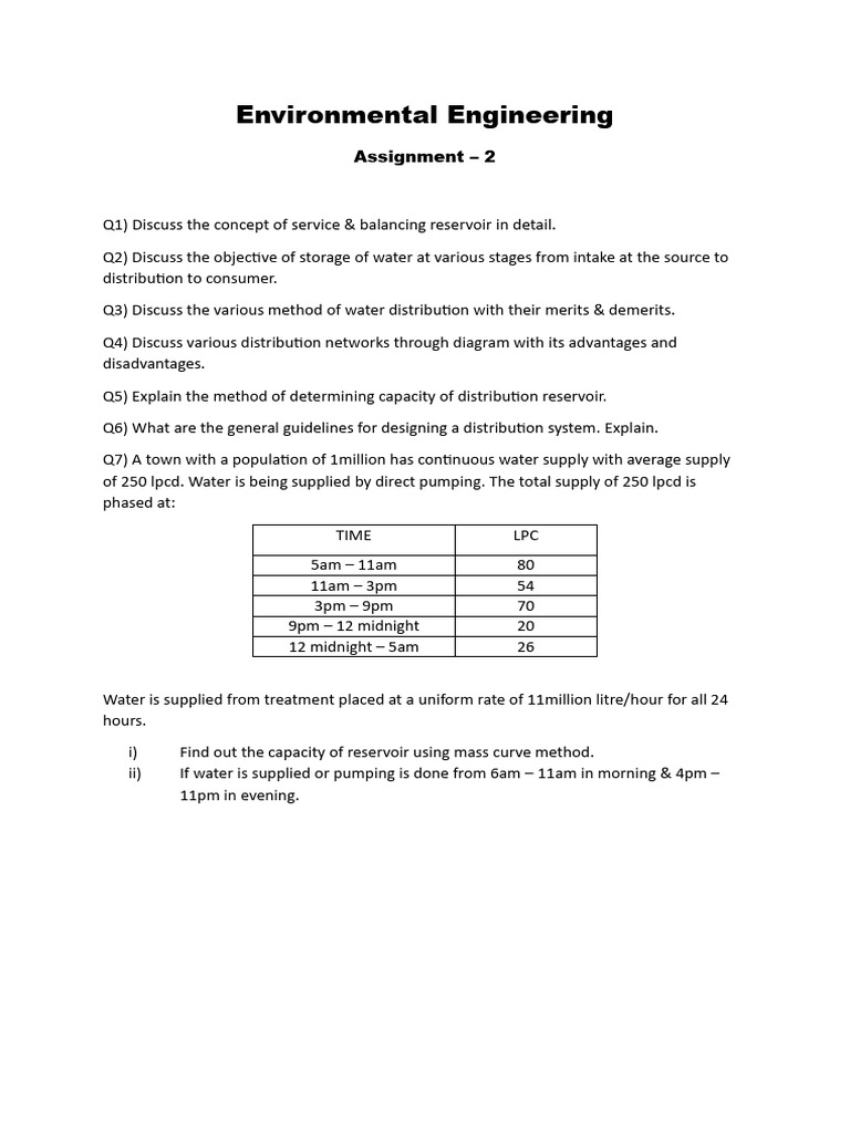 Environmental Engineering | PDF