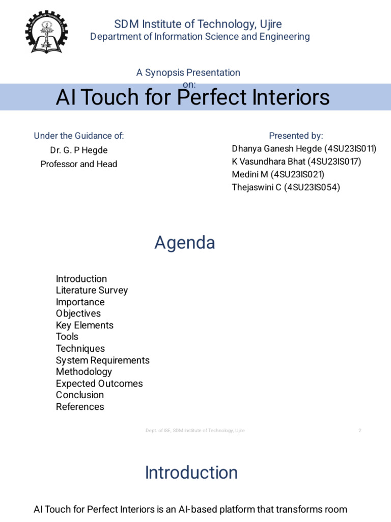 AI For Interior Design | PDF