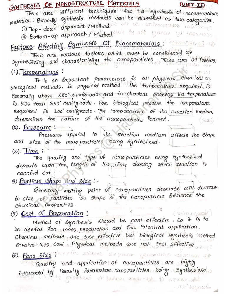 Nano Unit - 2 | PDF