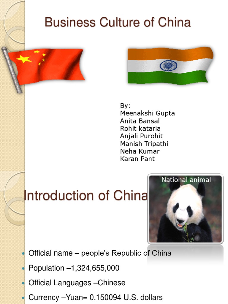 Business Culture Of China Pdf Suit Clothing China