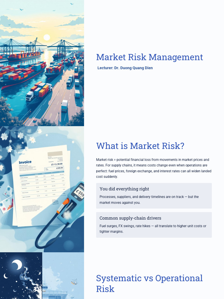 Market Risk and Country Risk Management | PDF