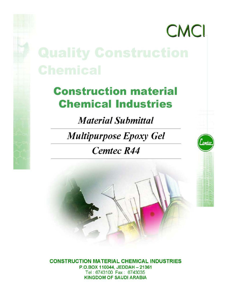 Cemtec R44 - Submittal | PDF