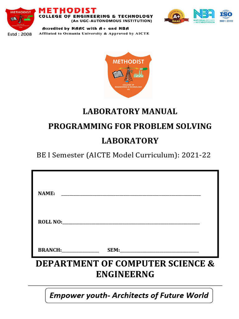 PPS Lab Manual | PDF