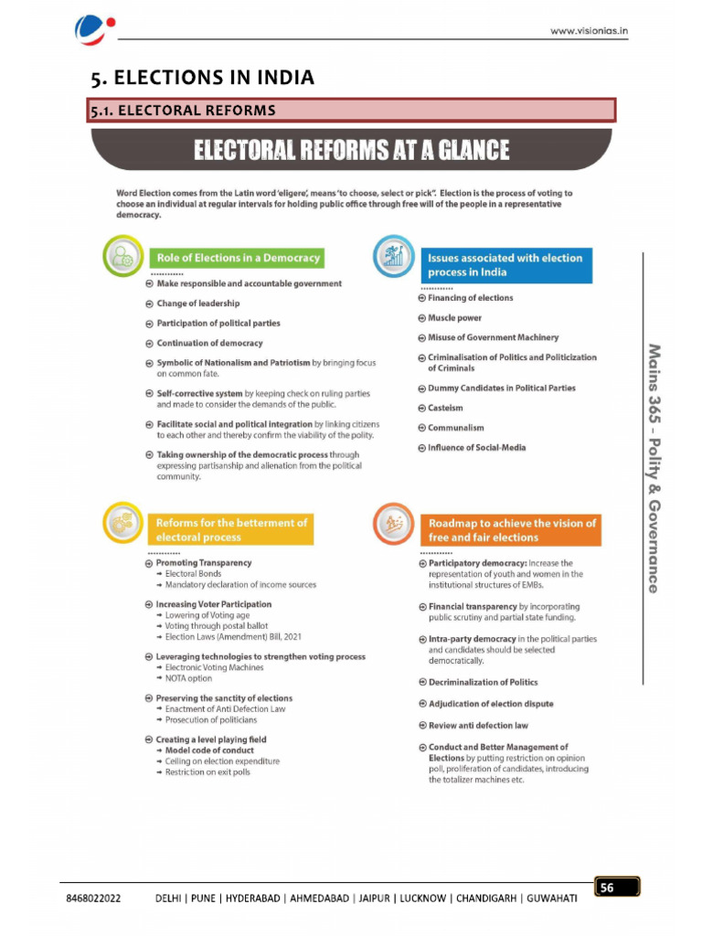 Election Reforms | PDF