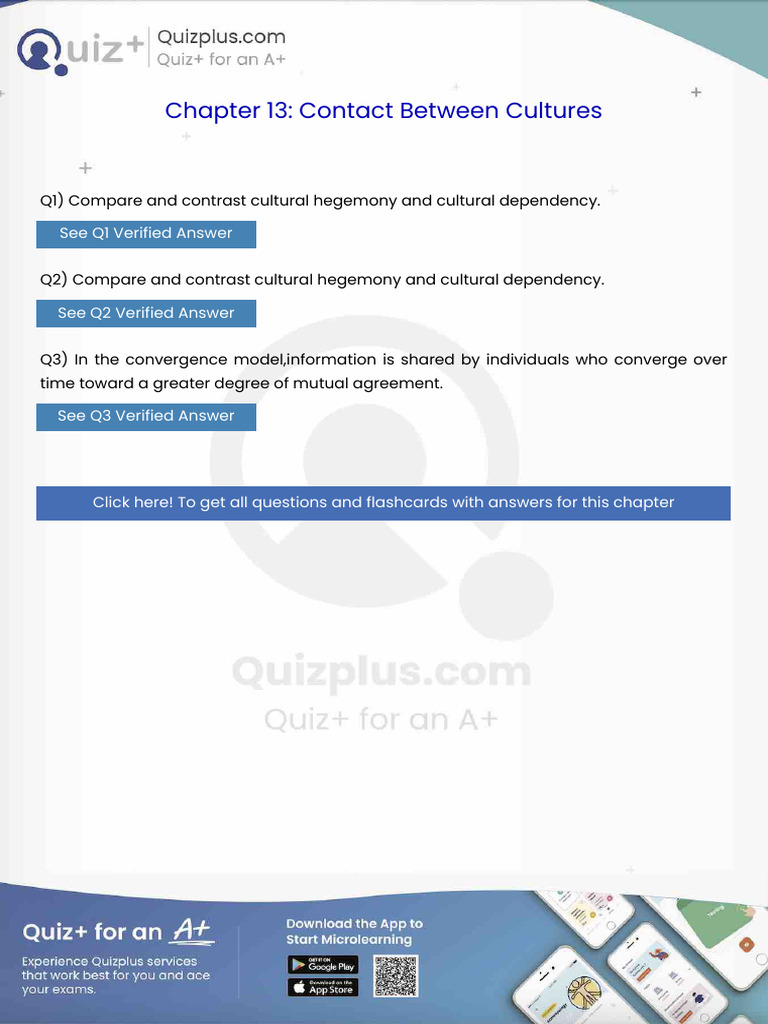 Compare and Contrast Cultural Hegemony and Cultural Dependency | PDF ...
