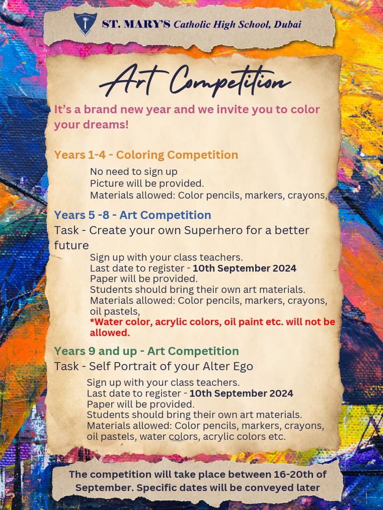 Art Competition 2025 | PDF