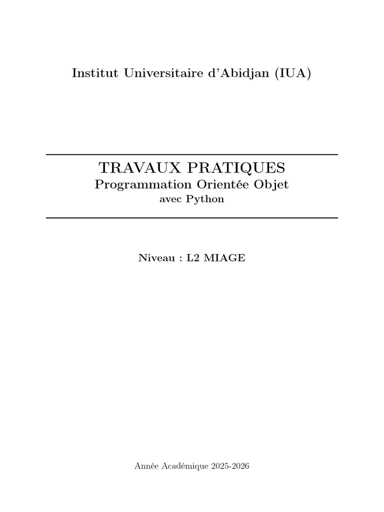 TP POO Py | PDF | Python (Langage de programmation) | Stock