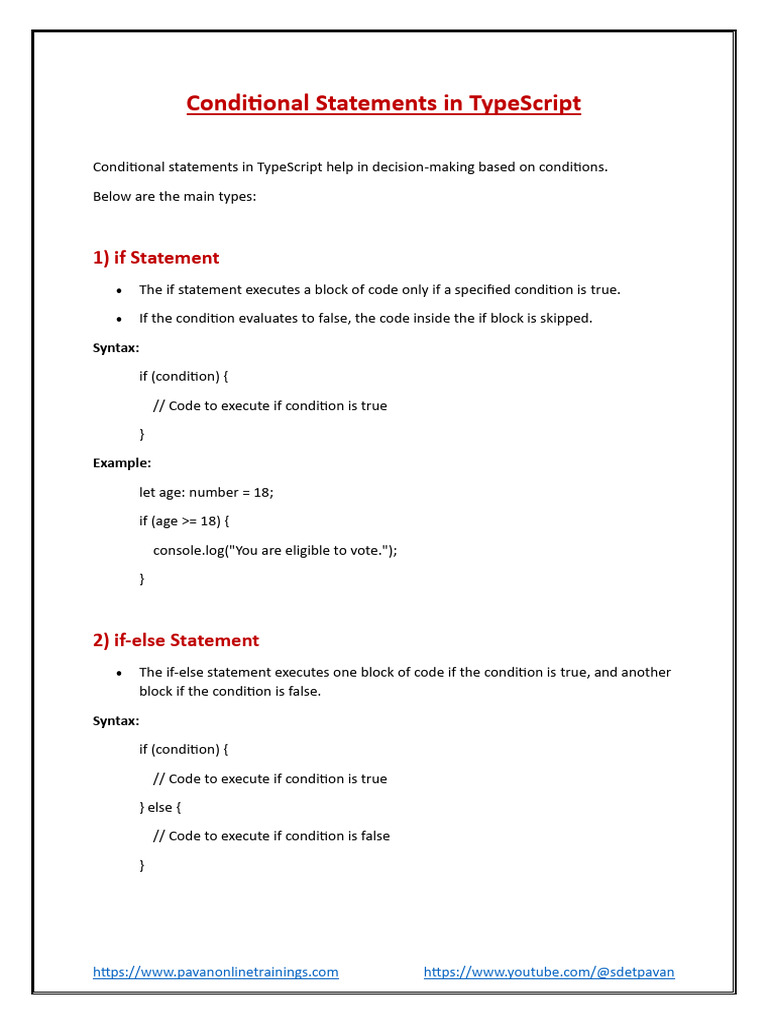 Day5 ConditionalStatements | PDF | Computer Programming | Software ...