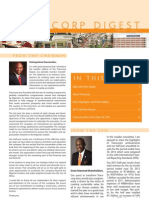 Transcorp Digest Newsletter - Volume 1, Issue 1 - August 2012