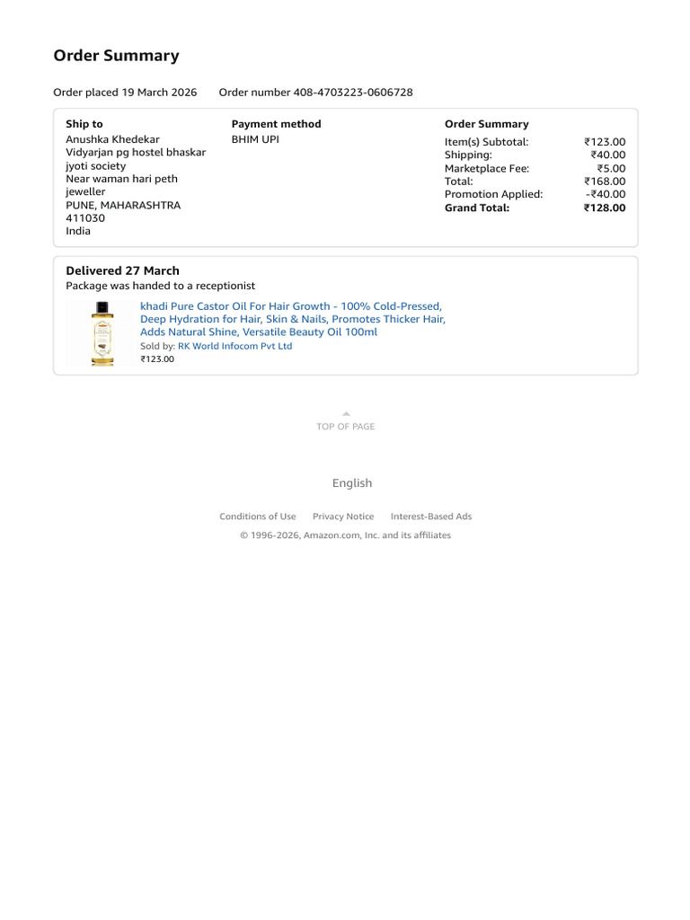 Order Details | PDF