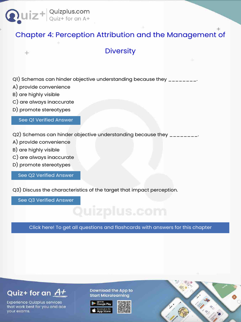 Schemas Can Hinder Objective Understanding Because They | PDF ...