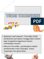 THORNDIKE'S LEARNING