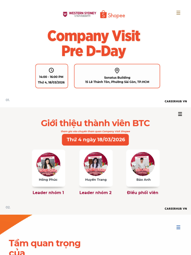 Slide Pre D-Day Company Visit Shopee | PDF