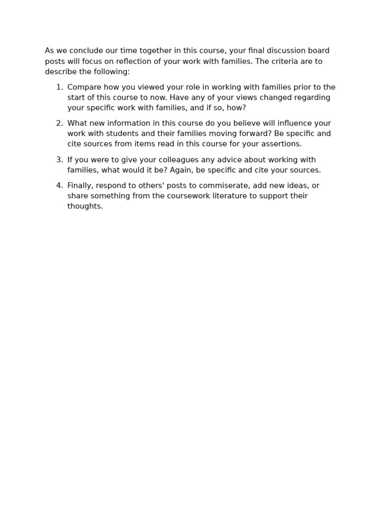 Week 15 Instructions | PDF