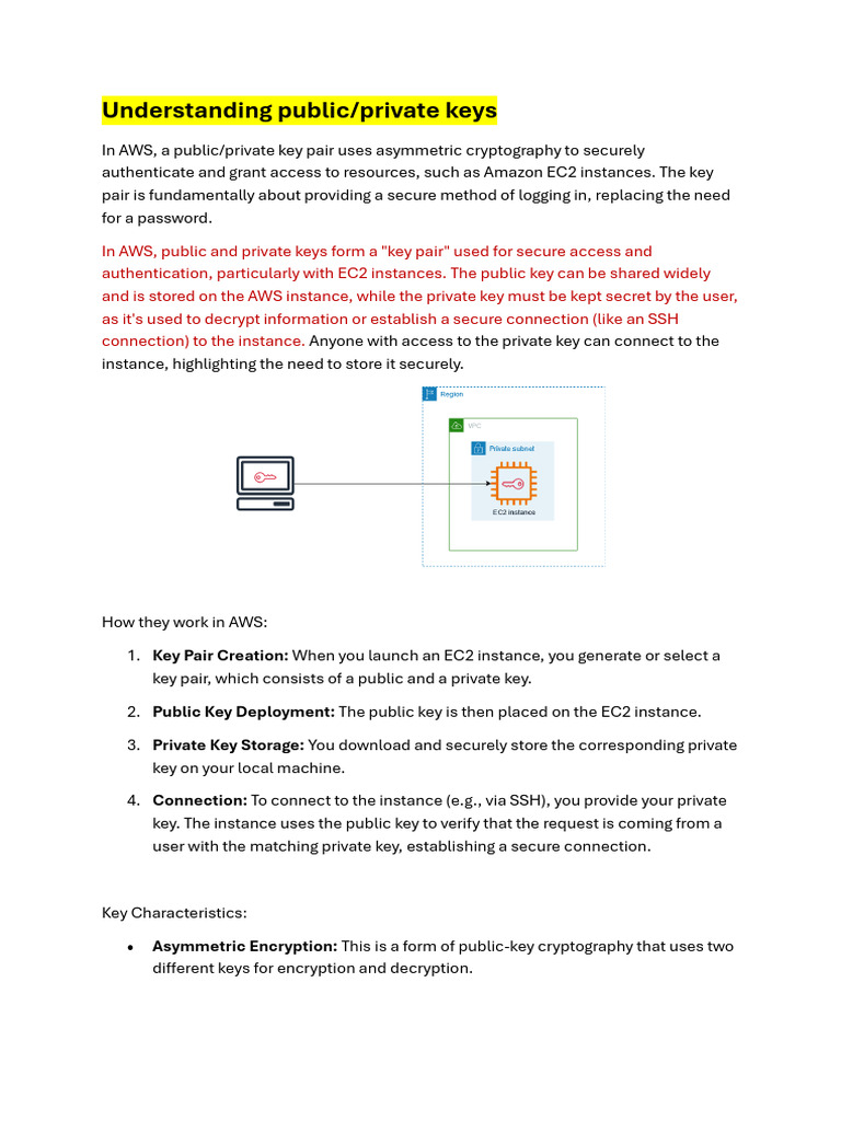 2.2 AWS Keys For Encryption and Compliance | PDF | Public Key ...