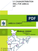 Supply Chain Analysis of Ambuja Cement