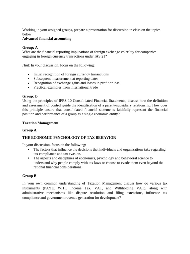 Class Presentation | PDF