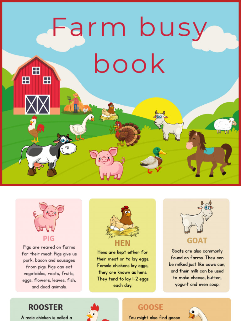 Farm Busy Book (1) .PDF - 20260328 - 202939 - 0000 | PDF | Farms | Chicken