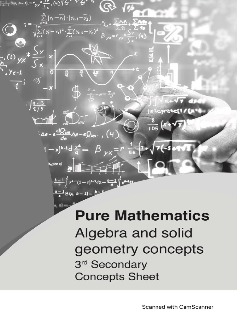 Algebra & Solid Geometry | PDF
