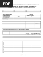 CAMS PAN Service Request Update Form | PDF