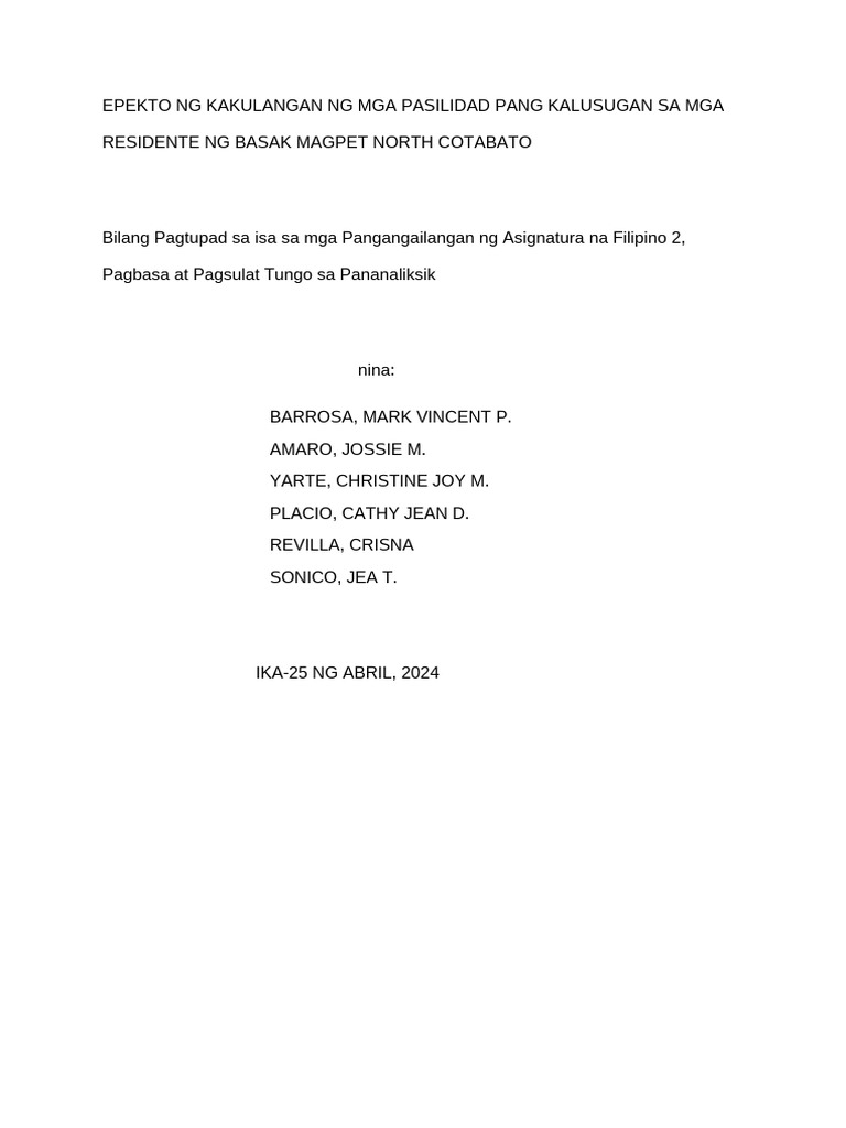Filipino Research | PDF