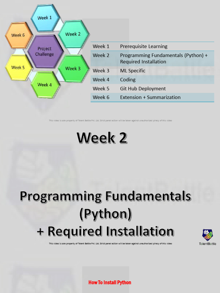 6 Weeks Project Challenge Week 2 | PDF