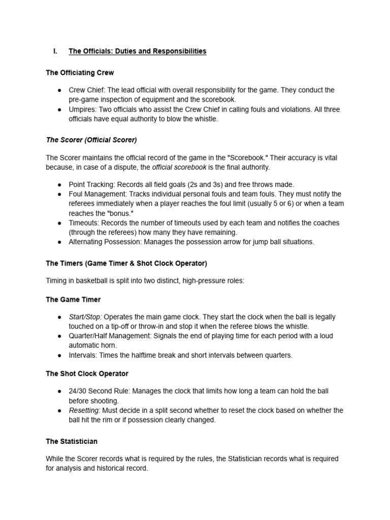 Notes (2nd Sem, Midterm 25-56) | PDF | Referee | Games Of Physical Skill