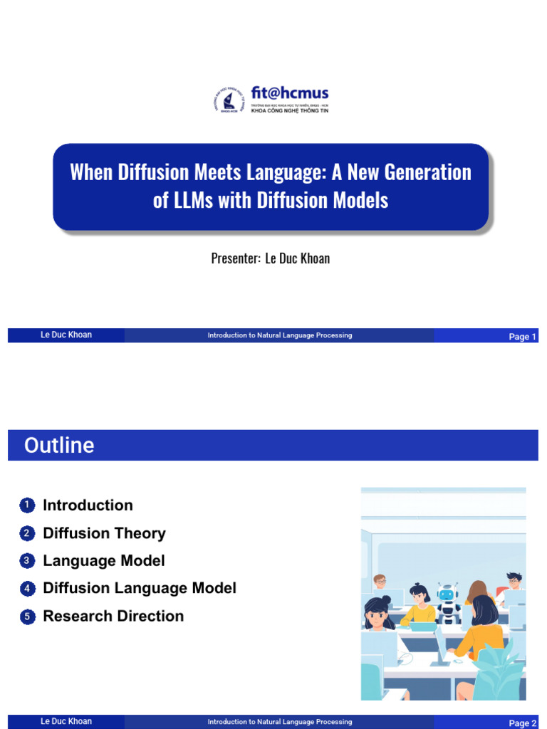 W10 DiffusionLLM | PDF | Statistical Models | Cognitive Science