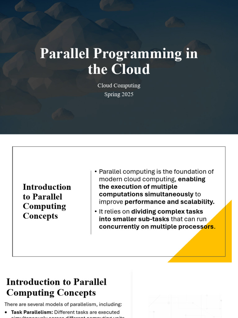Lec 4 - Parallel Programming in The Cloud | PDF | Apache Hadoop ...