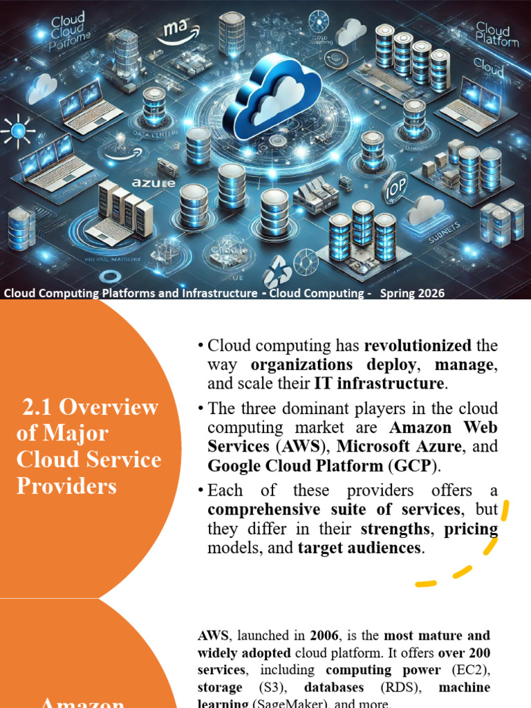 Lec 2 - Cloud Computing Platform & Infrastructure | PDF | Cloud ...