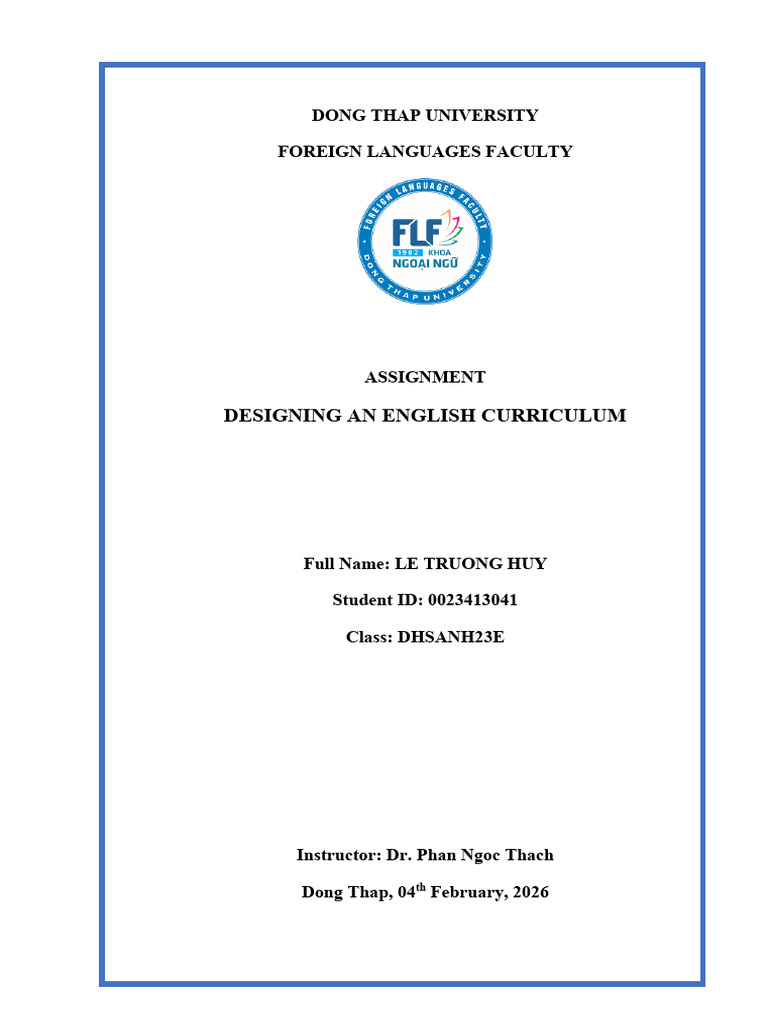 Designing English Curriculum | PDF | Language Education | Curriculum