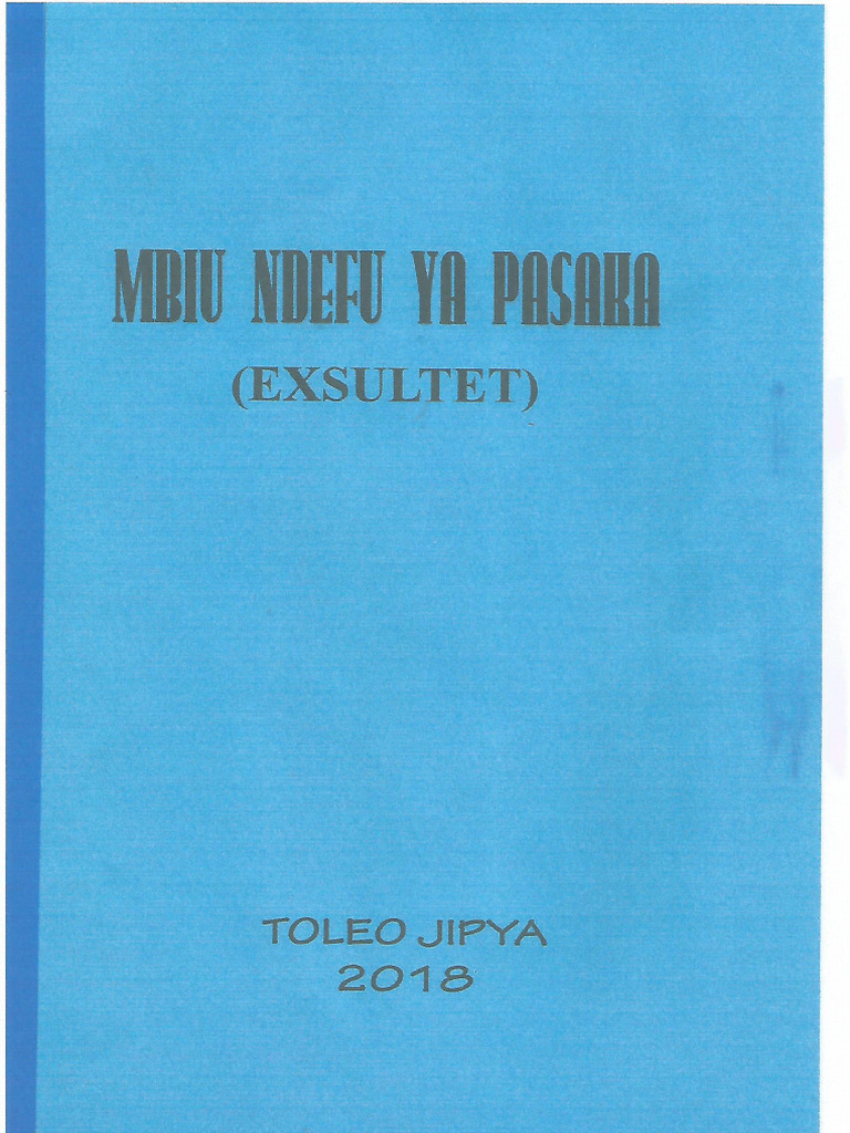 Mbiu Ndefu Ya Pasaka | PDF