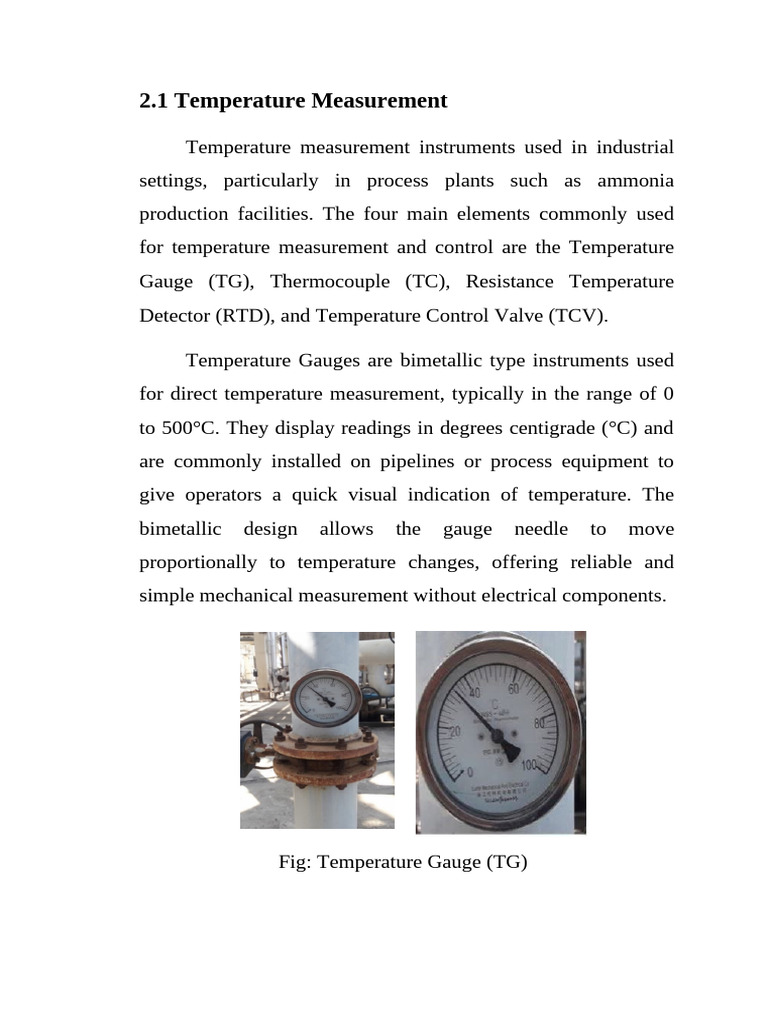Temperature Measurement | PDF | Flow Measurement | Thermocouple