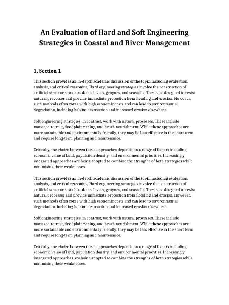 Engineering Thesis | PDF | Levee | Flood