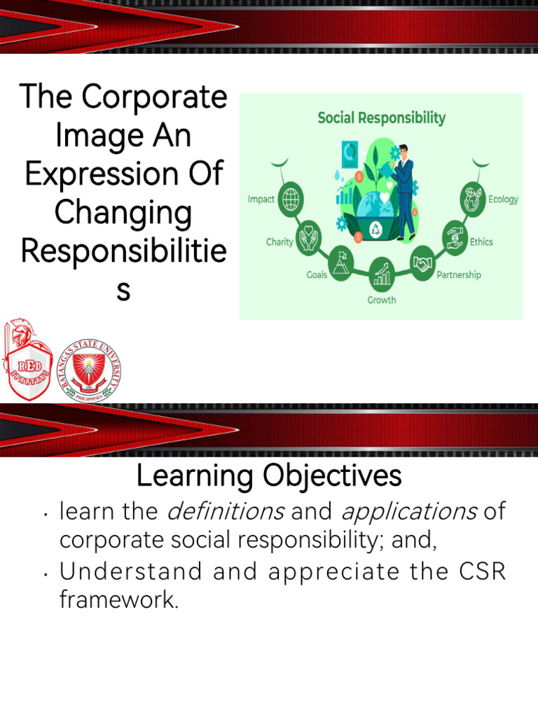 The Corporate Image An Expression of Changing Responsibilities | PDF ...