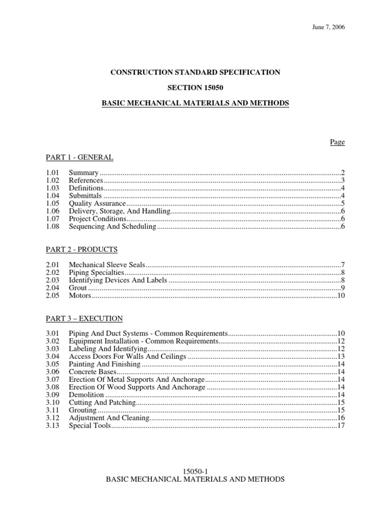 Basic Mechanical Materials Guide | PDF | Duct (Flow) | Pipe (Fluid ...