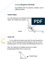 Linear Programming: (Graphical Method)