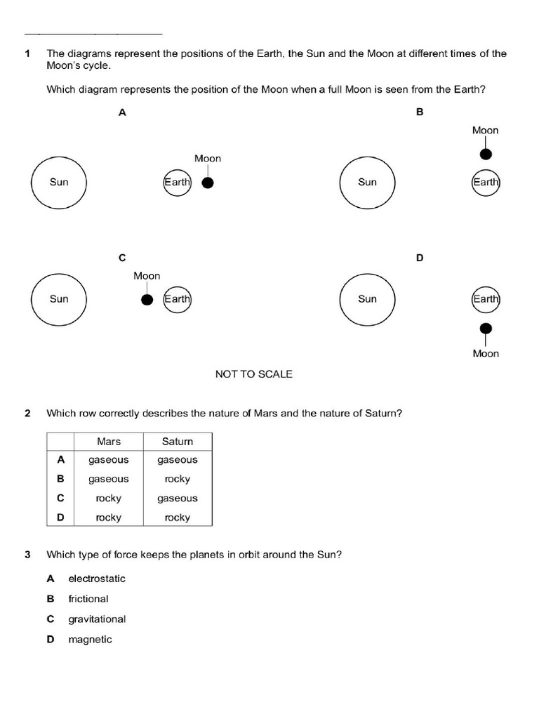 Space Test | PDF