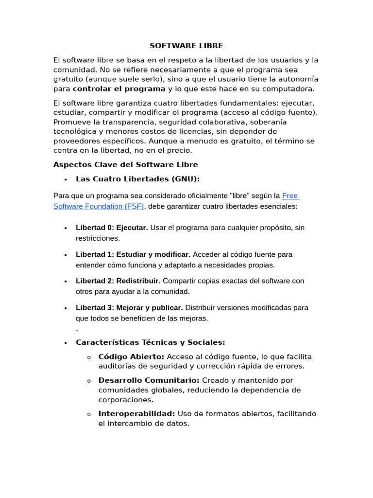 Software Libre | PDF